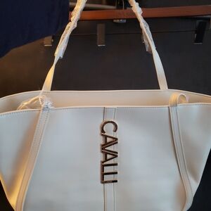 White Leather Tote Bag